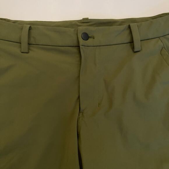 Lululemon Kahuna 2.0 Shorts Men's 36 Chino Green 10" Stretch Golf Sporty Outdoor - Picture 2 of 11
